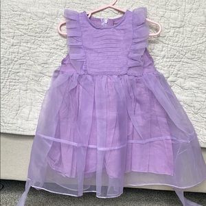 Trish Scully Organza Lilac Dress